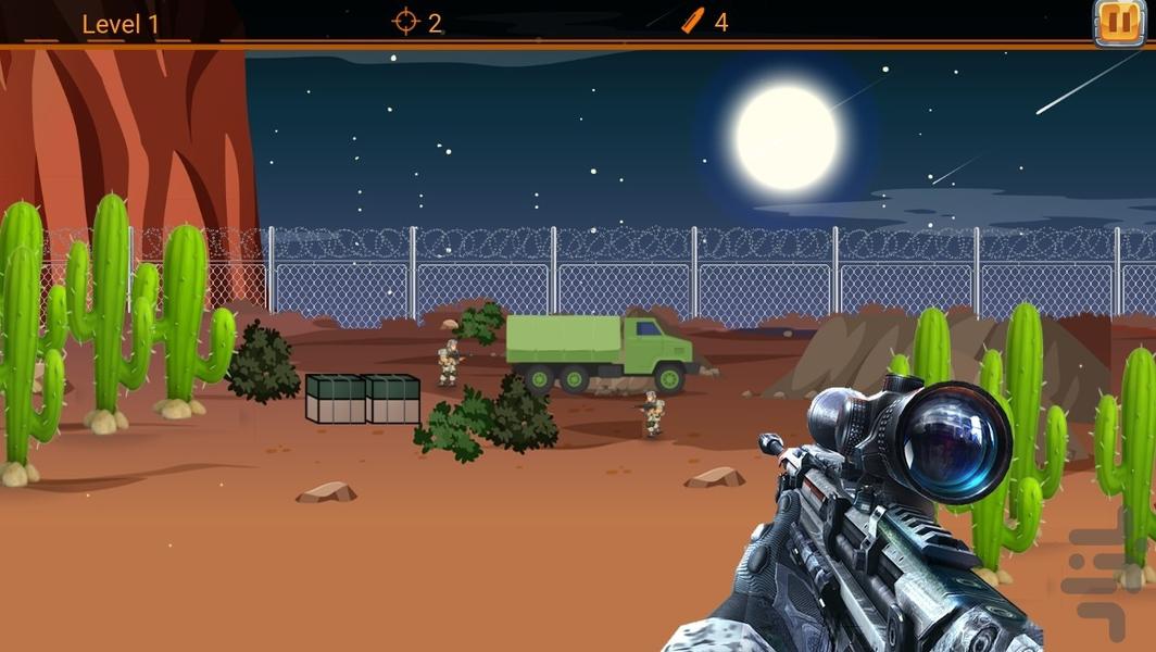 اسنایپر - Gameplay image of android game