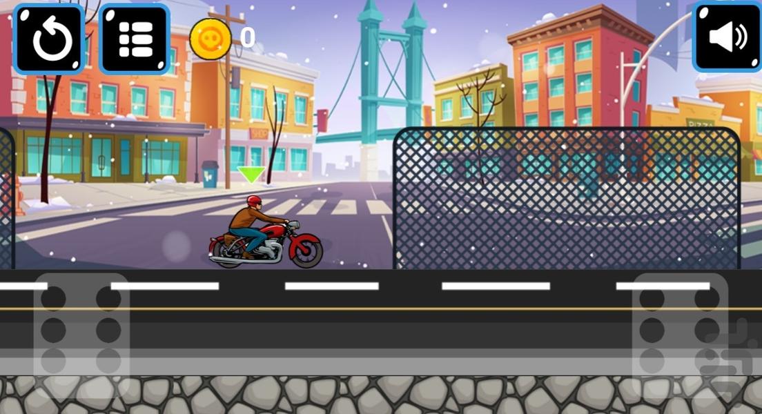 موتور برفی - Gameplay image of android game