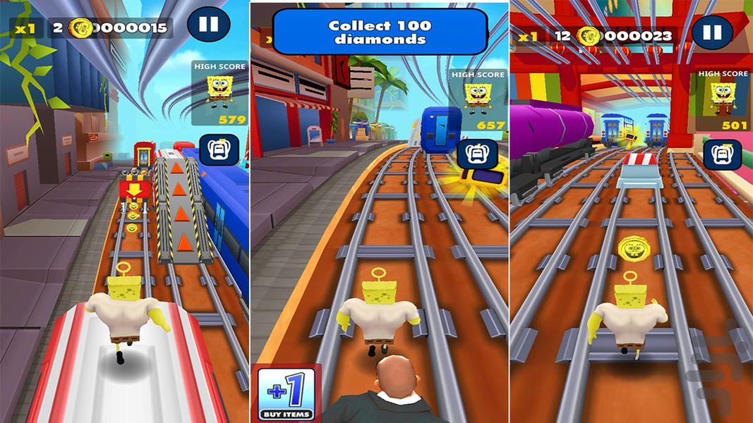 باب اسفنجی شلوار مکعبی | بازی جدید - Gameplay image of android game