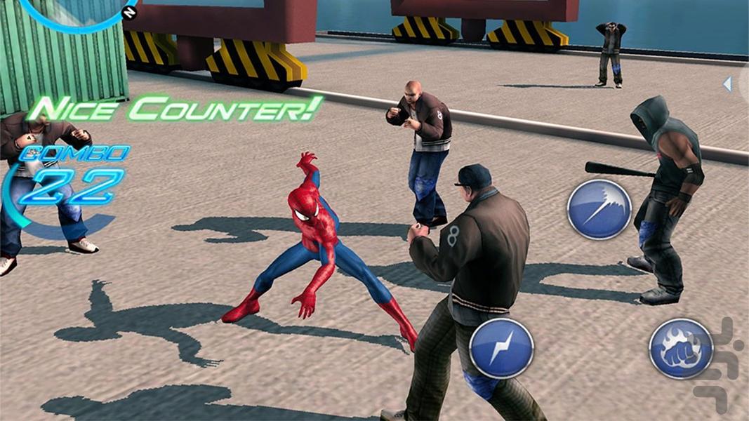 بازی مرد عنکبوتی | گنگستر شهر - Gameplay image of android game