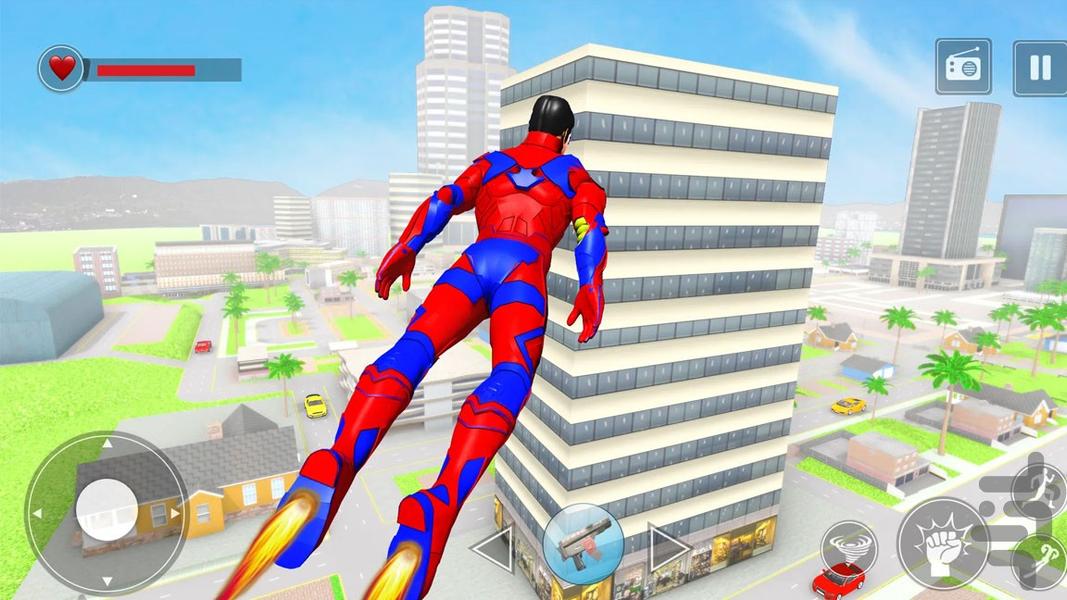 بازی سوپرمن قهرمان - Gameplay image of android game