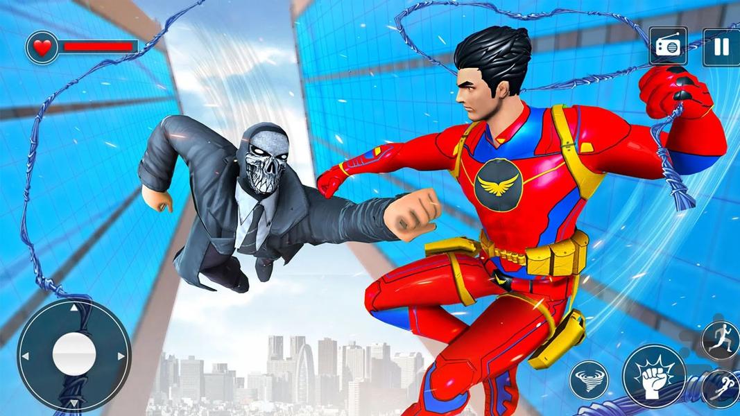 بازی سوپرمن قهرمان - Gameplay image of android game
