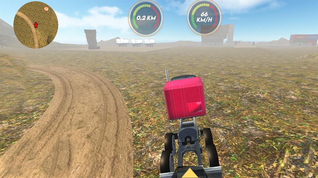 کامیون سواری | حمل آکواریوم - Gameplay image of android game