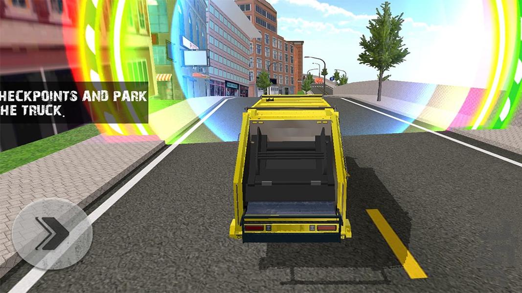 بازی کامیون آشغالی | کامیون بازی - Gameplay image of android game