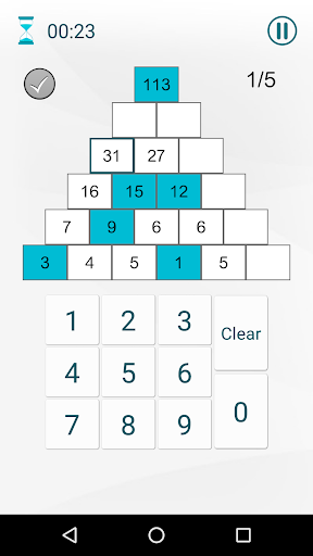 Math Games - Gameplay image of android game