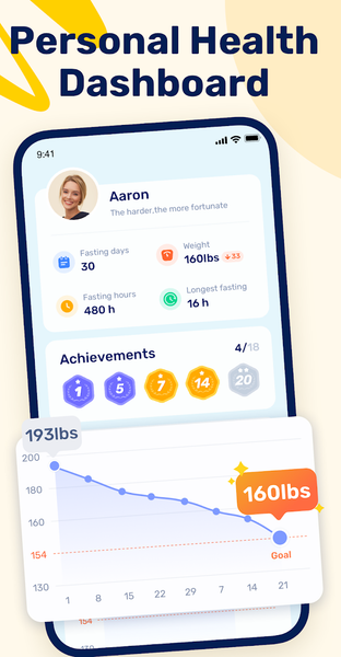 GoFasting Intermittent Fasting - عکس برنامه موبایلی اندروید