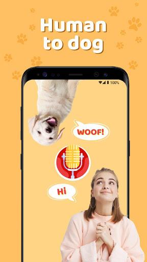 Human to dog translator: Dog sounds for dogs - Image screenshot of android app