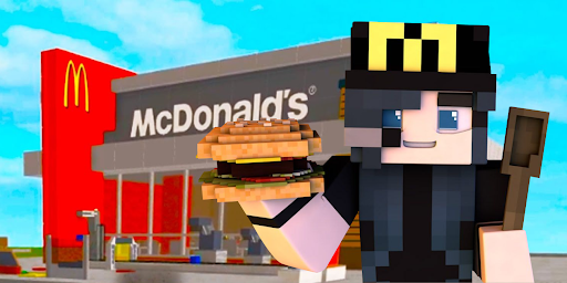 دانلود بازی Fast Food Restaurant Mod for Minecraft PE برای اندروید