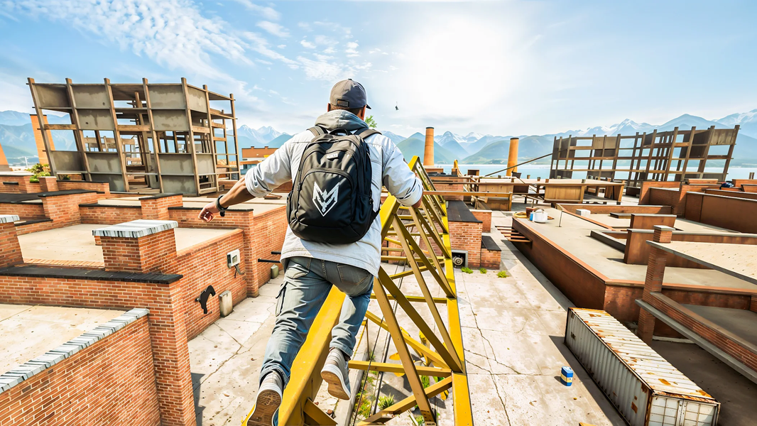 Going Up Parkour 3d - Rooftop - عکس بازی موبایلی اندروید