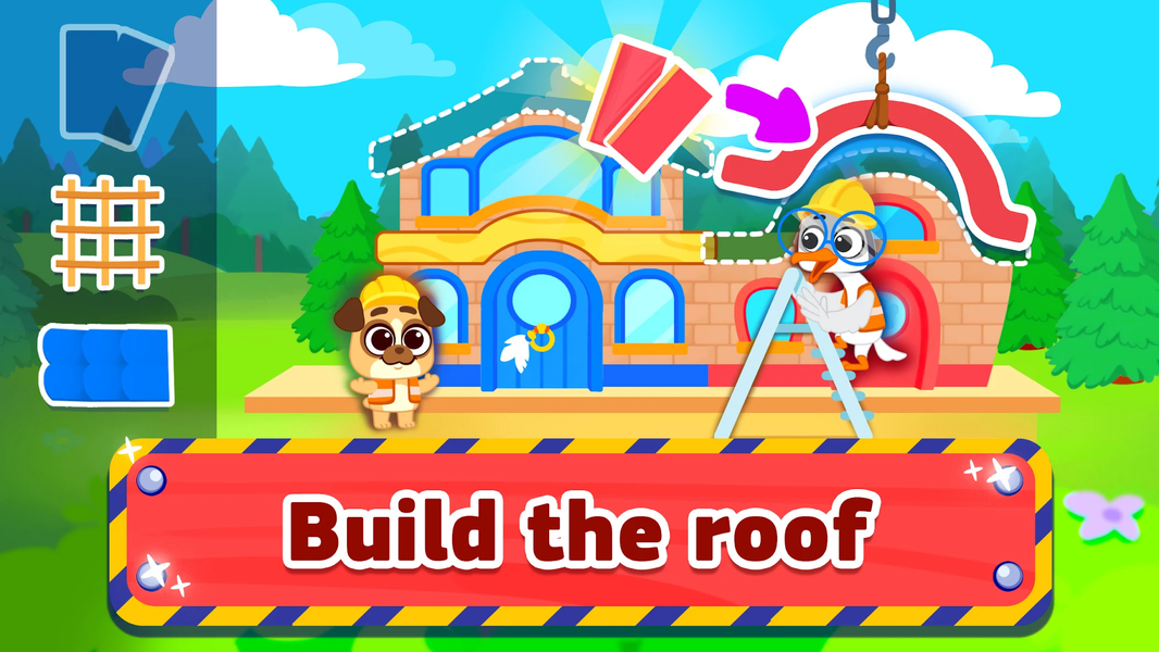 Excavator: Kids building games - عکس بازی موبایلی اندروید