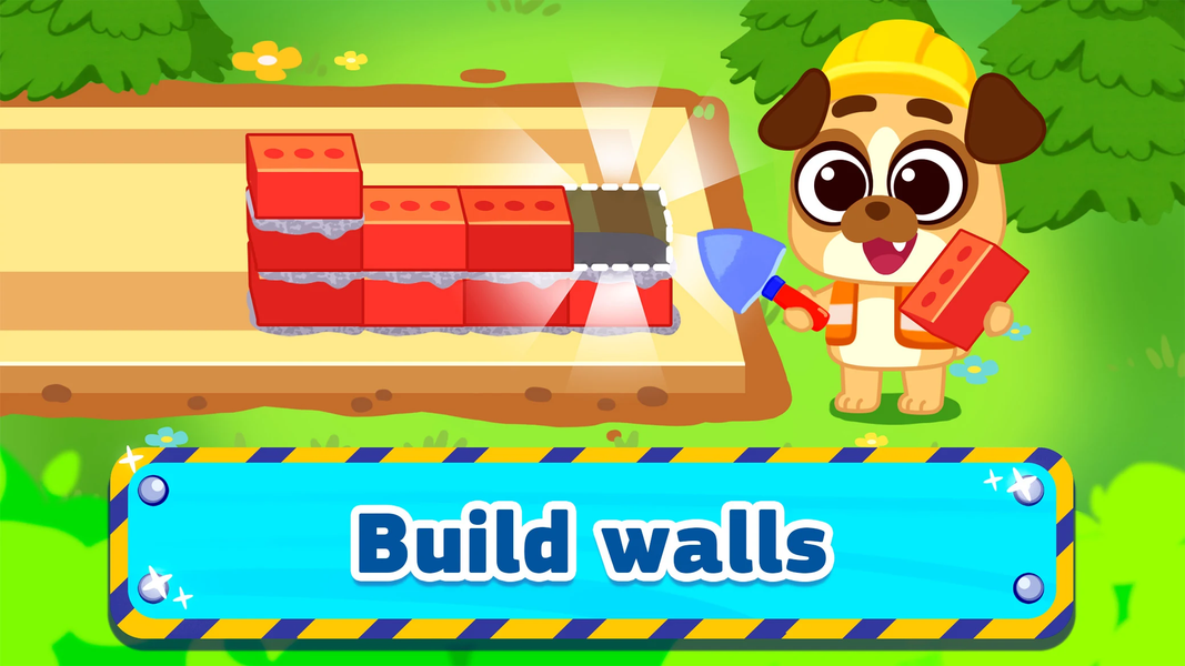 Excavator: Kids building games - عکس بازی موبایلی اندروید