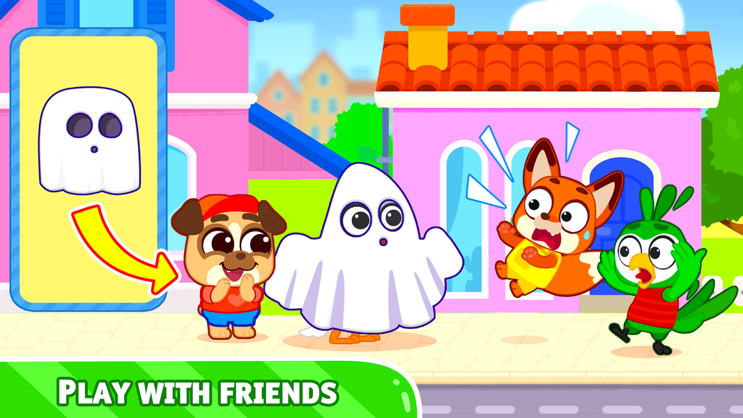 Kids town in fun world games. - عکس بازی موبایلی اندروید