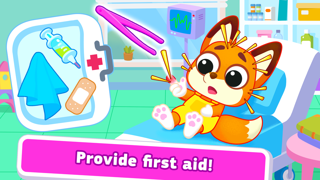 Animal Hospital. Kids doctor. - Gameplay image of android game