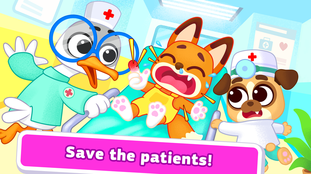 Animal Hospital. Kids doctor. - Gameplay image of android game