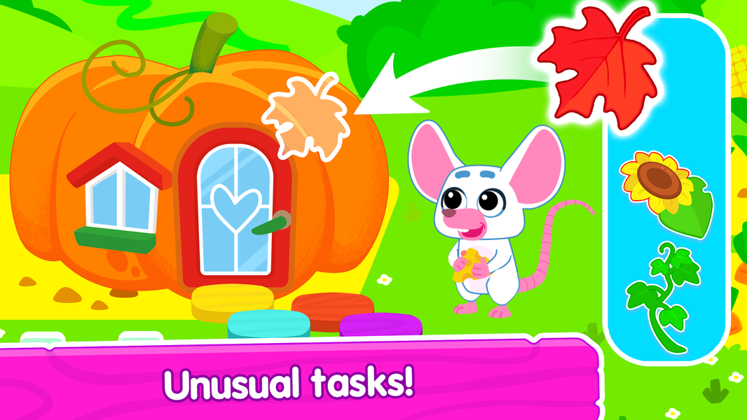 Fun forest animal Kids games! - Gameplay image of android game