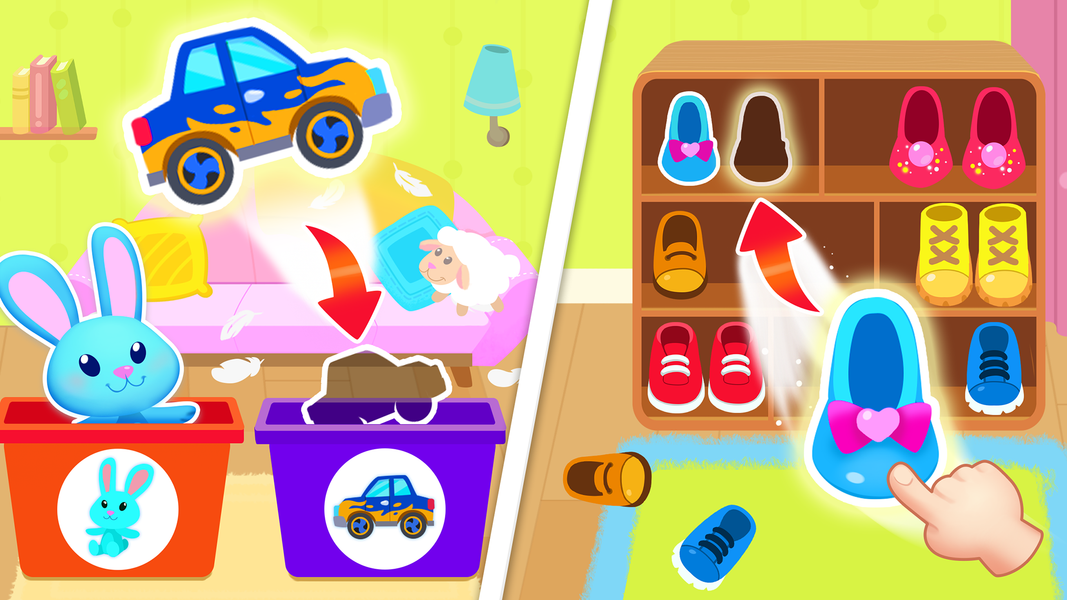 Clean it up Kids chores games! - عکس بازی موبایلی اندروید