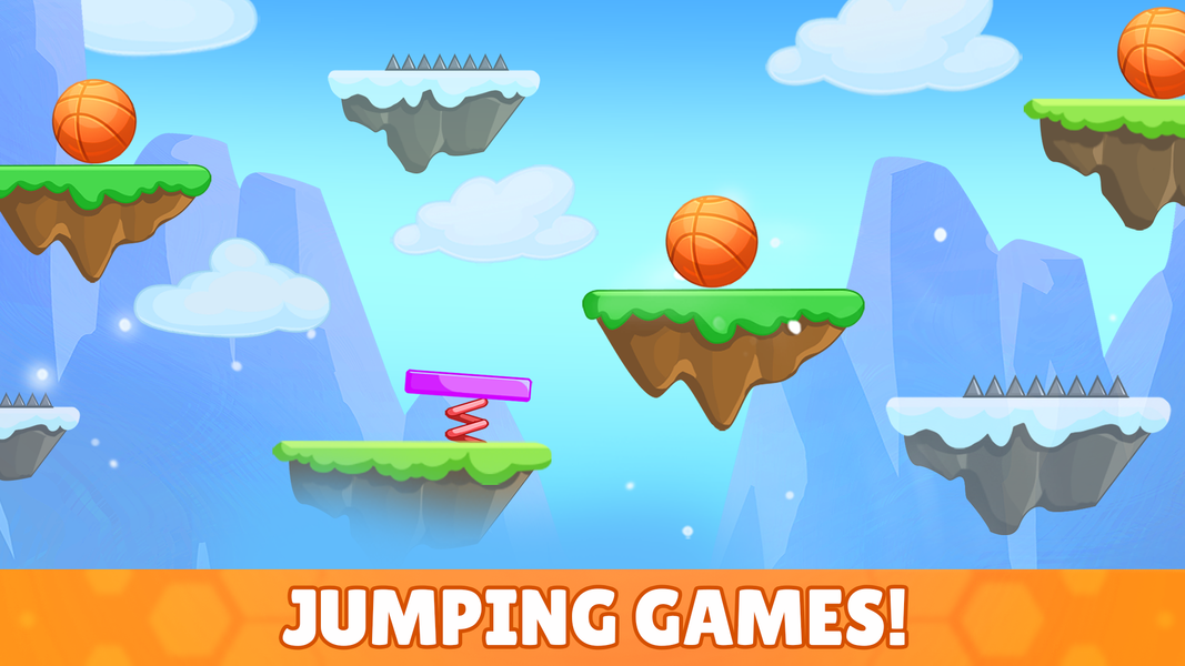 Jump and run! Running games - Gameplay image of android game