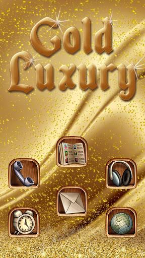 Gold Luxury Deluxe Theme - عکس برنامه موبایلی اندروید