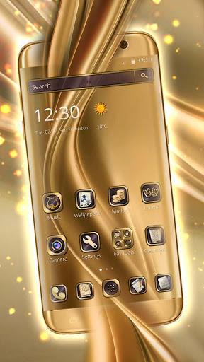 Gold Silk Neat HD Theme - عکس برنامه موبایلی اندروید