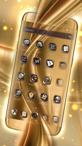Gold Silk Neat HD Theme - عکس برنامه موبایلی اندروید