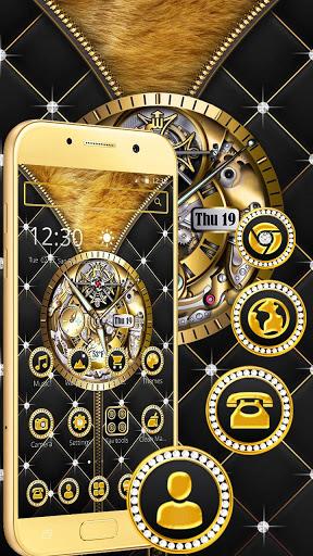 Royal Clock Gold Luxury - Image screenshot of android app