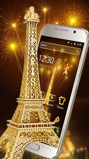 Golden Paris Eiffel Tower - عکس برنامه موبایلی اندروید