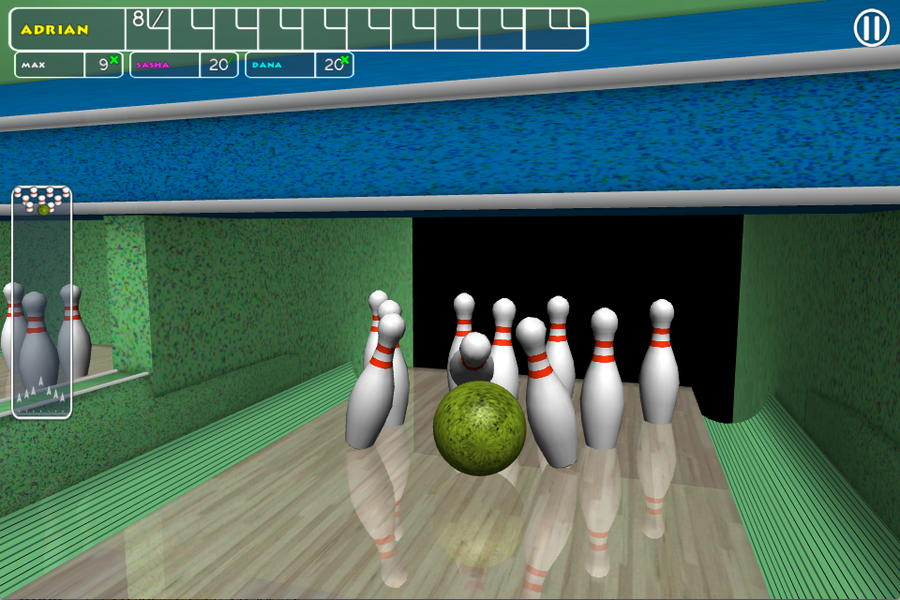 Trick Shot Bowling - Gameplay image of android game