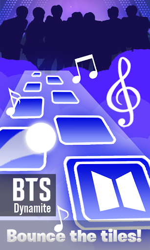 BTS Tiles Hop Dynamite Bounce - عکس بازی موبایلی اندروید