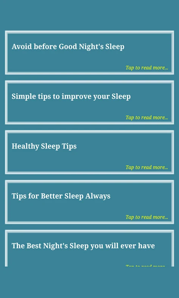 Sleep Well - Image screenshot of android app