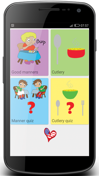 Table Etiquette, Manners and C - Image screenshot of android app
