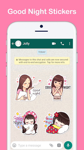 GoodNight Sticker For Whatsapp - عکس برنامه موبایلی اندروید