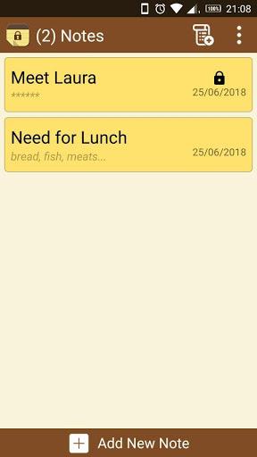 Notes Lite Locker : Password Protected - عکس برنامه موبایلی اندروید