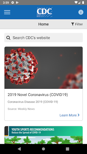 CDC - عکس برنامه موبایلی اندروید