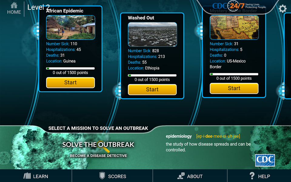 Solve the Outbreak - عکس برنامه موبایلی اندروید