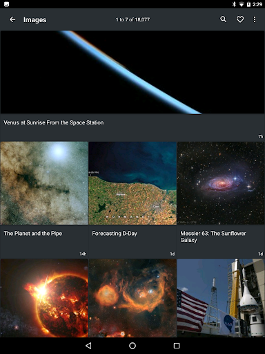 NASA - Image screenshot of android app