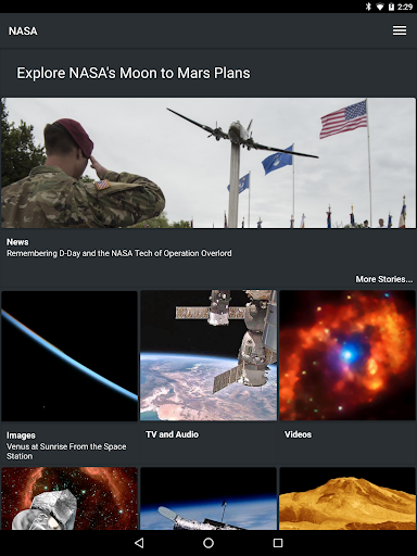 NASA - Image screenshot of android app