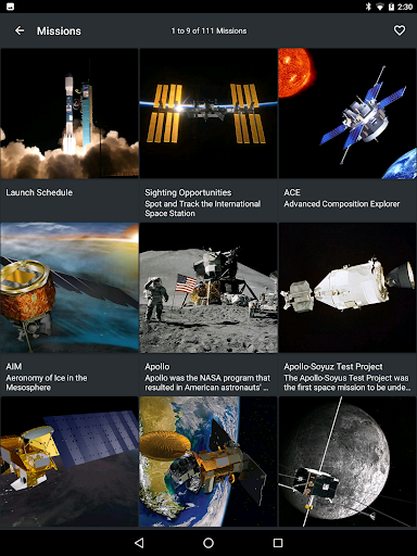 NASA - Image screenshot of android app