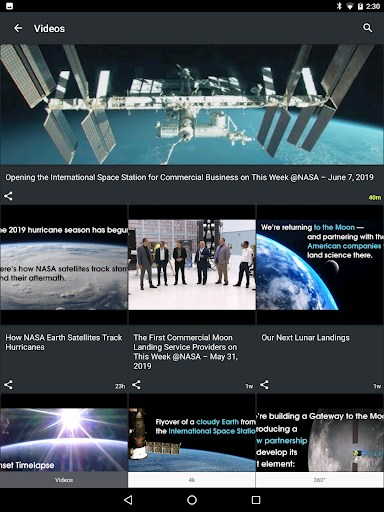 NASA - Image screenshot of android app