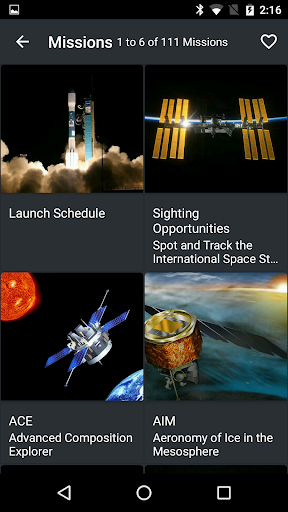 NASA - Image screenshot of android app