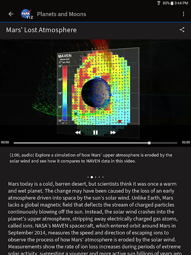 NASA Visualization Explorer - Image screenshot of android app