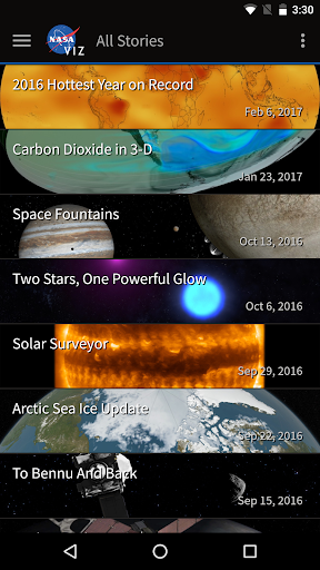 NASA Visualization Explorer - عکس برنامه موبایلی اندروید