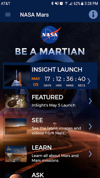 NASA Be A Martian - Image screenshot of android app