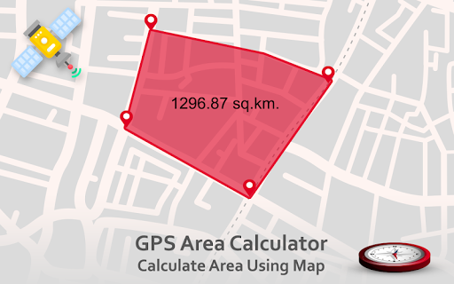 GPS Area Calculator - Calculate Area Using Map - Image screenshot of android app