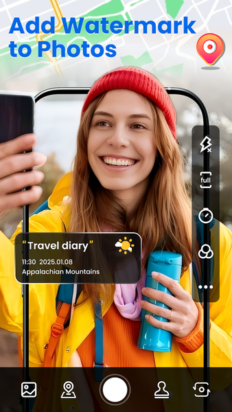 GPS Location Camera& Timestamp - Image screenshot of android app