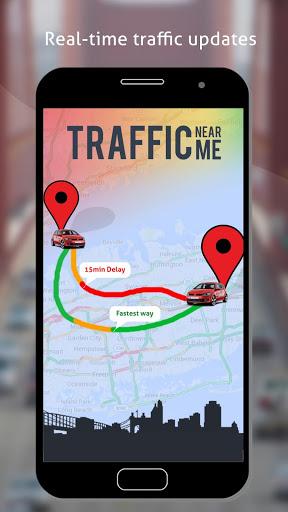 Traffic Near Me: Maps, Navigation - عکس برنامه موبایلی اندروید