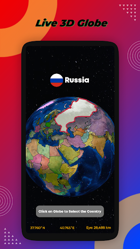 Earth Map Satellite: View - Image screenshot of android app