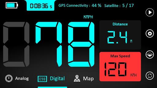 GPS Speedometer - Odometer App - عکس برنامه موبایلی اندروید