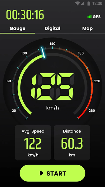 Speedometer: GPS Speedometer - عکس برنامه موبایلی اندروید