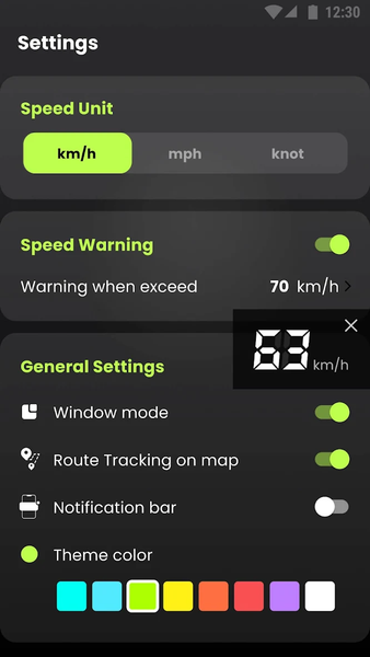 Speedometer: GPS Speedometer - Image screenshot of android app