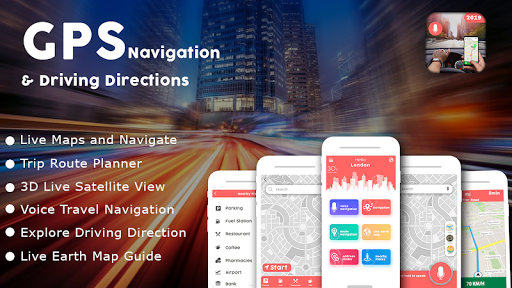 Live Navigation GPS: Earth Map - عکس برنامه موبایلی اندروید